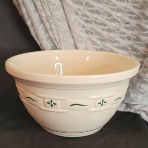 Longaberger Pottery Large Mixing Bowl